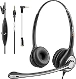 Wantek Cell Phone Headset with Microphone Noise
