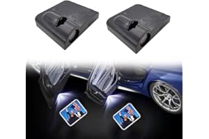 ORALSIM Trump 2024 Logo Car Door Lights, Save America Again Wireless Welcome Courtesy Door LED Light for All car Models 2pcs (Trump)