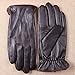 ELMA Men Touchscreen Winter Leather Gloves Lining Fleece (9, Brown, EM011NC1)