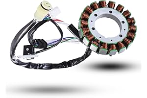 MOTOBULL Magneto Stator Compatible with Yamaha Rhino 660 YXR660 2004-2007 5KM-81410-01-00 5GH-81410-00-00 5ND-81410-00-00 5UH-81410-00-00 2P5-81410-00-00 5KM-81410-00-00