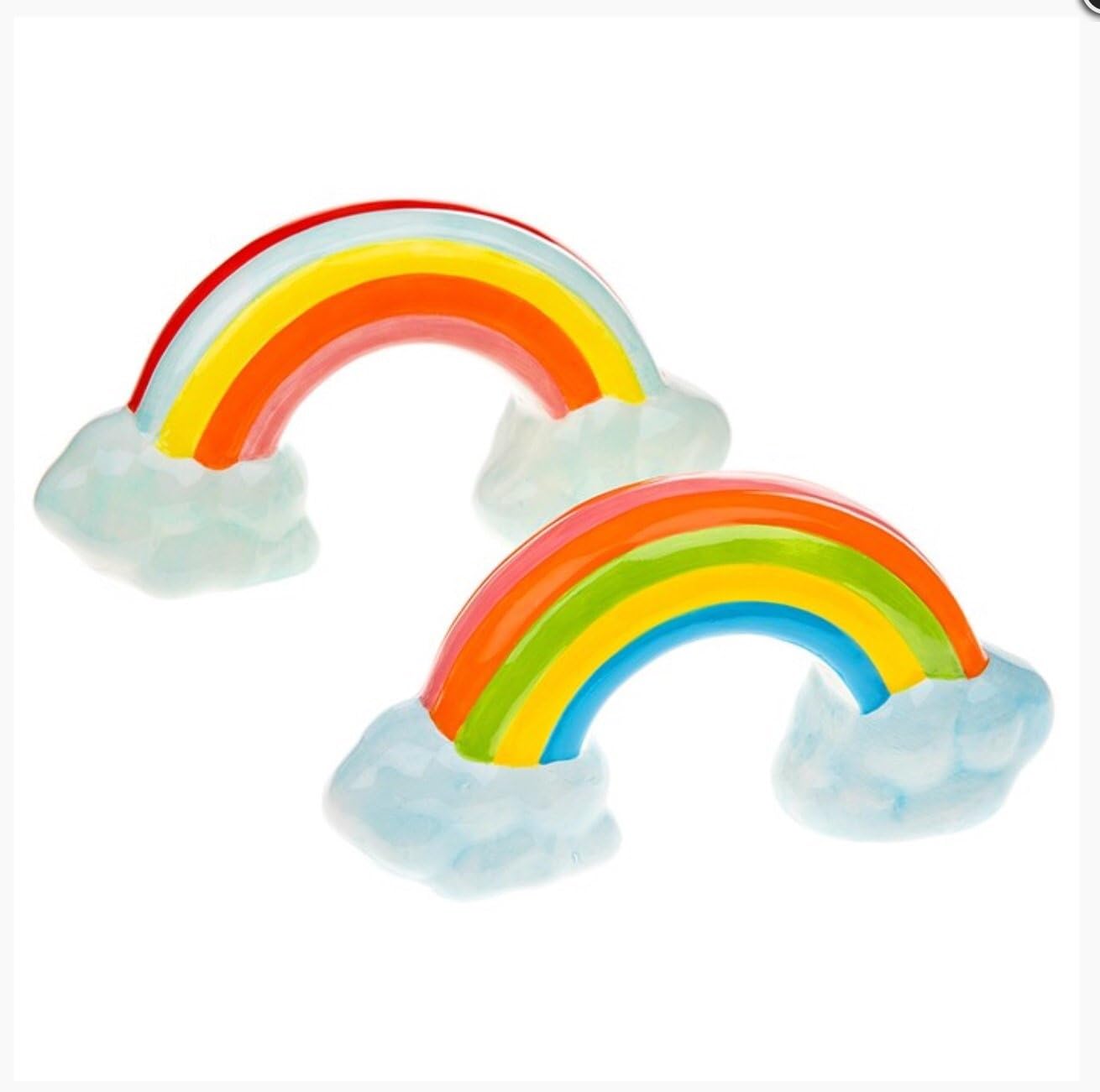Ceramic Magic Rainbow Money Bank - Piggy Bank - Money Box- Savings Collection Money Tin