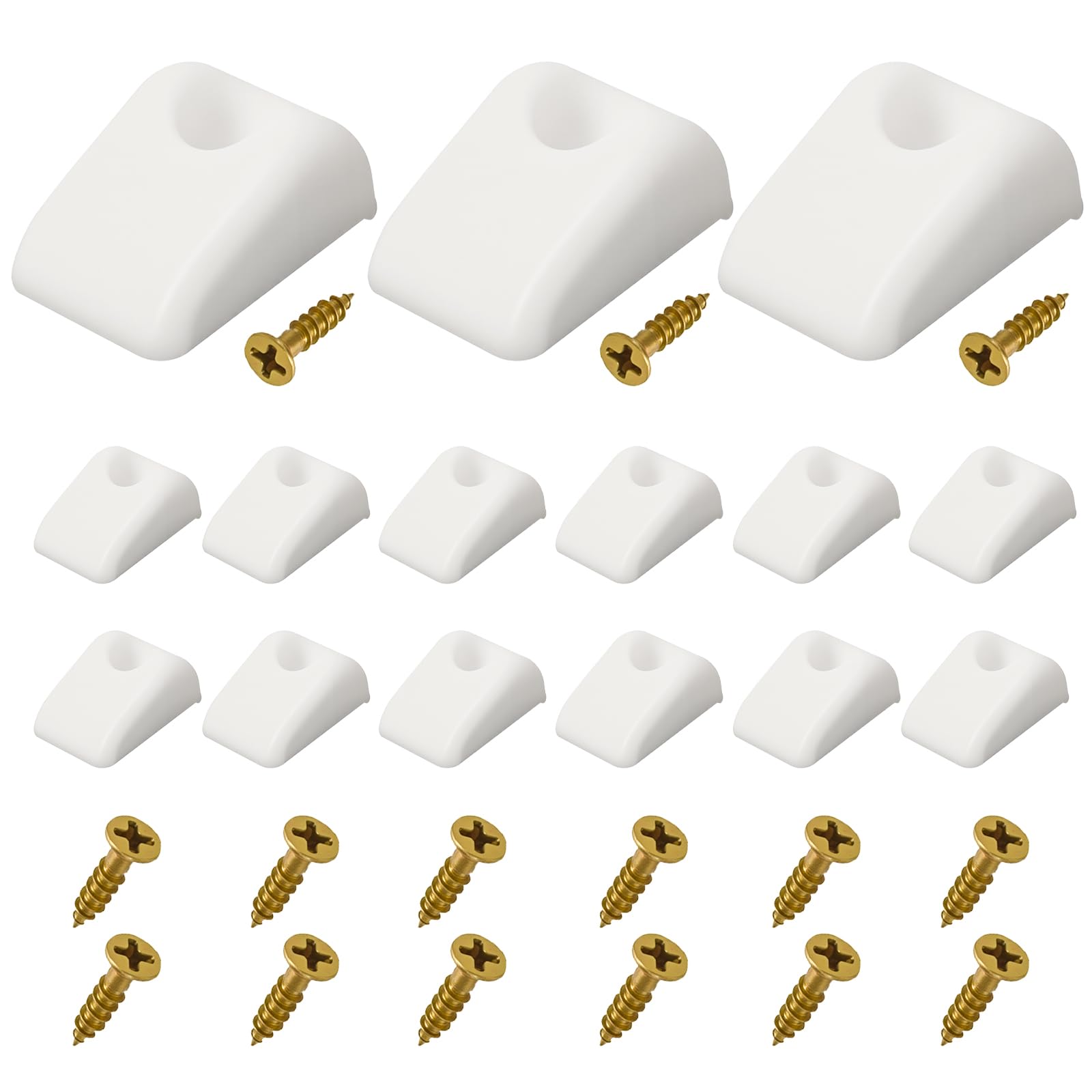 Photo 1 of 15 Pack Cabinet Drawer Bumpers, Hardware Furniture Drawer Slide Bumper for Roll Out Shelves, Kitchen Drawer Slide Spacers, Drawer Protectors for Cabinets