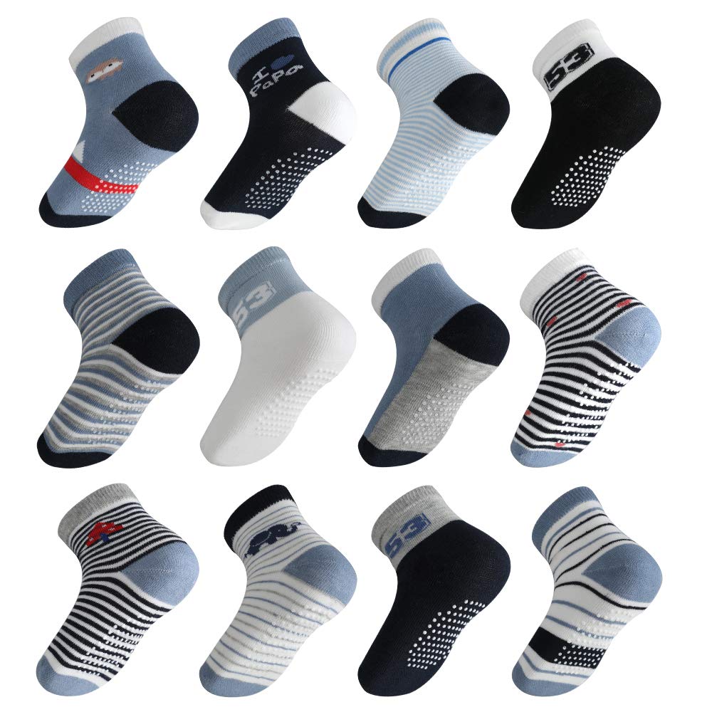 baby boy socks with grips