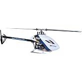 OMPHOBBY M2 EVO MK2 RC Helicopter for Adults Dual Brushless Motors Direct-Drive 6 Channel RC Helicopters Outdoor, Superior 3D Remote Control Plane Gifts Newly Upgraded Mini Drone BNF White