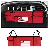Trunk Organizer for Car,Unique US Flag Backseat Car