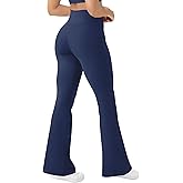 AB-Eleven Women's Yoga Pants Bootcut Flare Leggings Flared Bell Bottom Leggings High Waisted Workout Pants Tummy Control