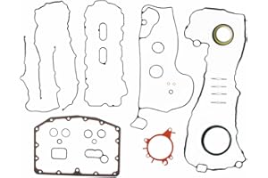 LOWPRICEDAUTOPARTS Lower Gasket Set for 11-14 Ford 6.7L/406 32V Diesel with Plastic or Steel Oil Pans