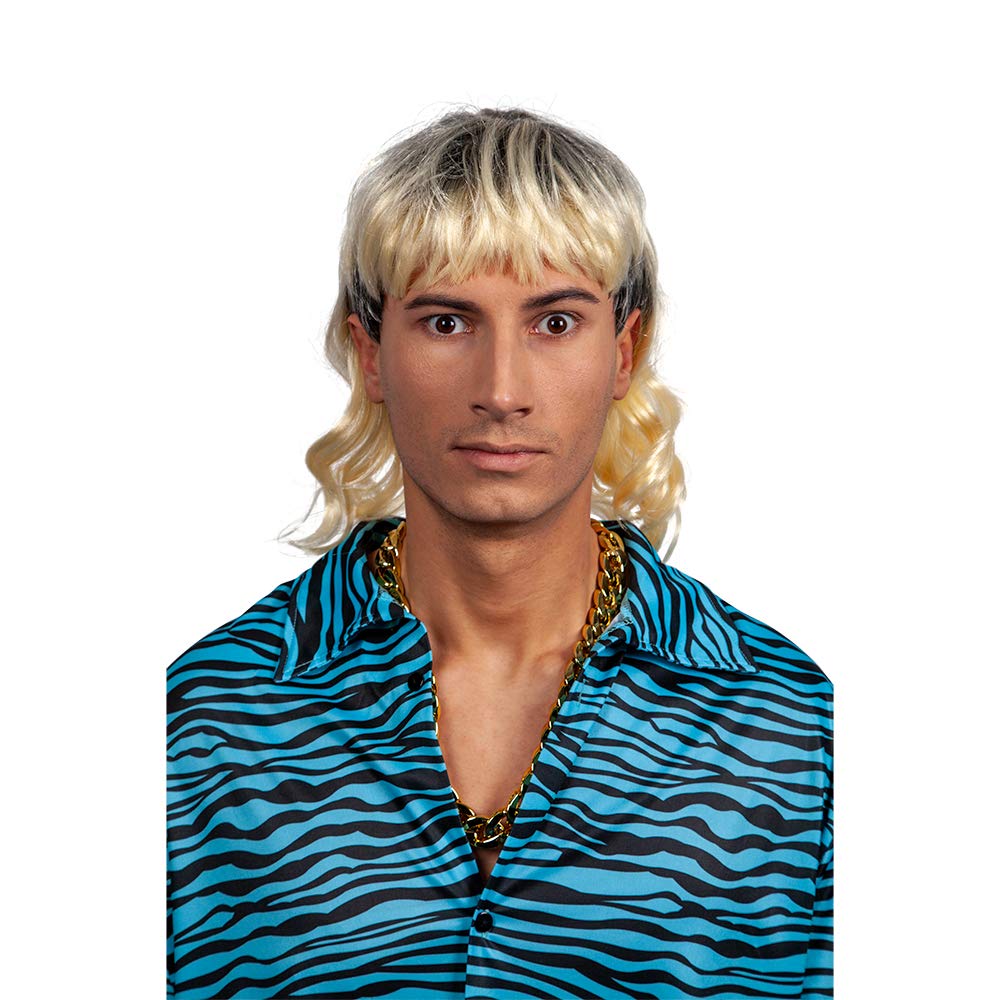 Wicked Costumes Adult Exotic Mullet Fancy Dress Wig