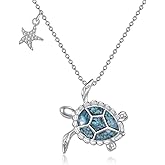 Shark Necklace 925 Sterling Sliver Crystal Shark Wave Pendant Ocean Jewelry Gifts for Women Female Mother Lover