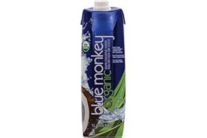 Blue Monkey 100-Percent No Pulp-Organic Coconut Water (NFC)