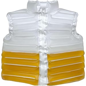 Transparent Beer Jacket – Wearable Beer-Filled Coat with Straw, Funny Drinking Jacket for Parties, Festivals, Carnival, Beer