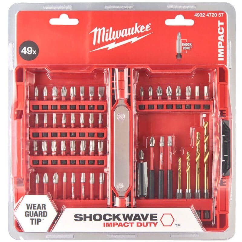 Milwaukee 4932472057 Shockwave™ Impact Duty Bit Set, 49 Piece