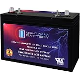 Mighty Max Battery MM-G27M, 12V 100Ah, Group Size 27M Deep-Cycle Marine AGM, Dual-Purpose Starting &amp; Deep Discharge, 800 CCA, 850 MCA, 170 RC, Spill-Proof Maintenance-Free Battery