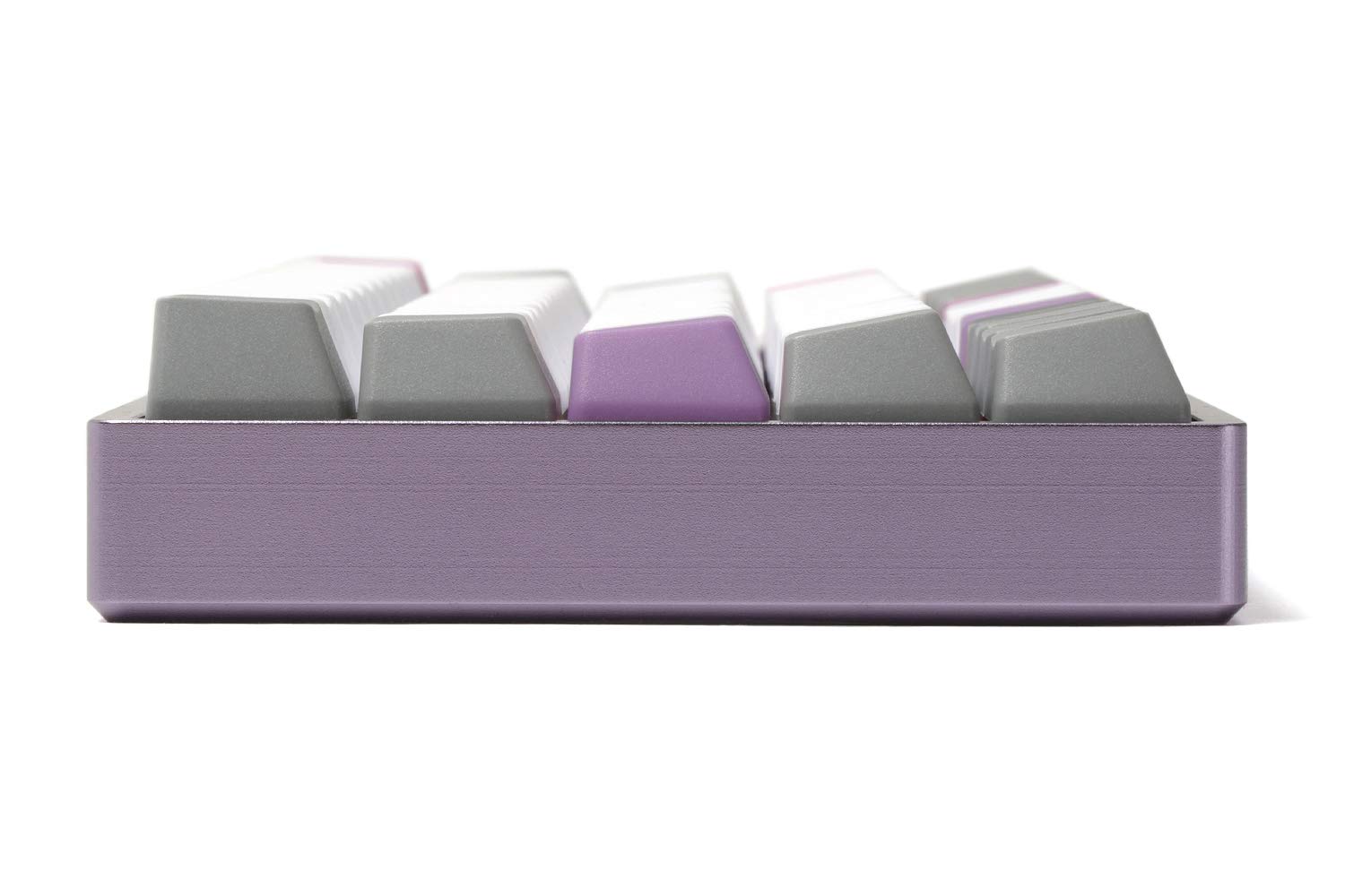 DROP + OLKB Preonic Keyboard MX Kit V3 — Compact Ortholinear Form Factor, Programmable QMK PCBA, Kaihua Hotswap Sockets, USB-C, Anodized Aluminum Case, (Purple)