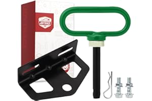 JOYTRACE Towing Hitch Set -Universal Heavy Duty Zero Turn Mower Trailer Hitch and Neodymium Magnetic Hitch Pin for Lawn Mower Trailer (Green)