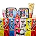 Power Rangers Ninja Steel Party Supplies Pack for 16 Guests - Straws, Dessert Plates, Beverage Napkins, Cups, and Table Cover