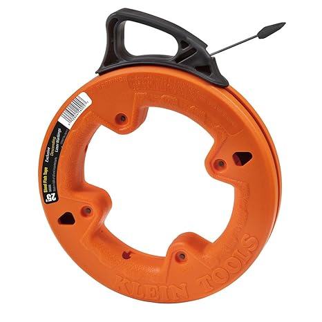Klein Tools 56005 Kabeleinziehband aus Stahl, 7.6 m