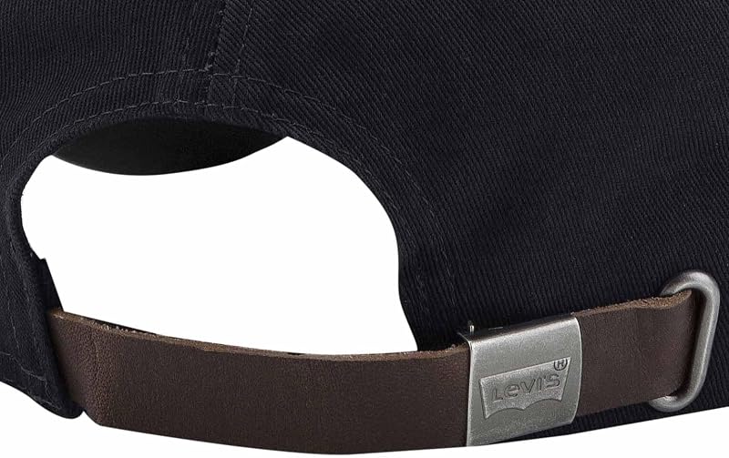 Classic Twill Red Tab Baseball Cap, Gorra de Béisbol Hombre, Negro (Regular Black), 58 cm