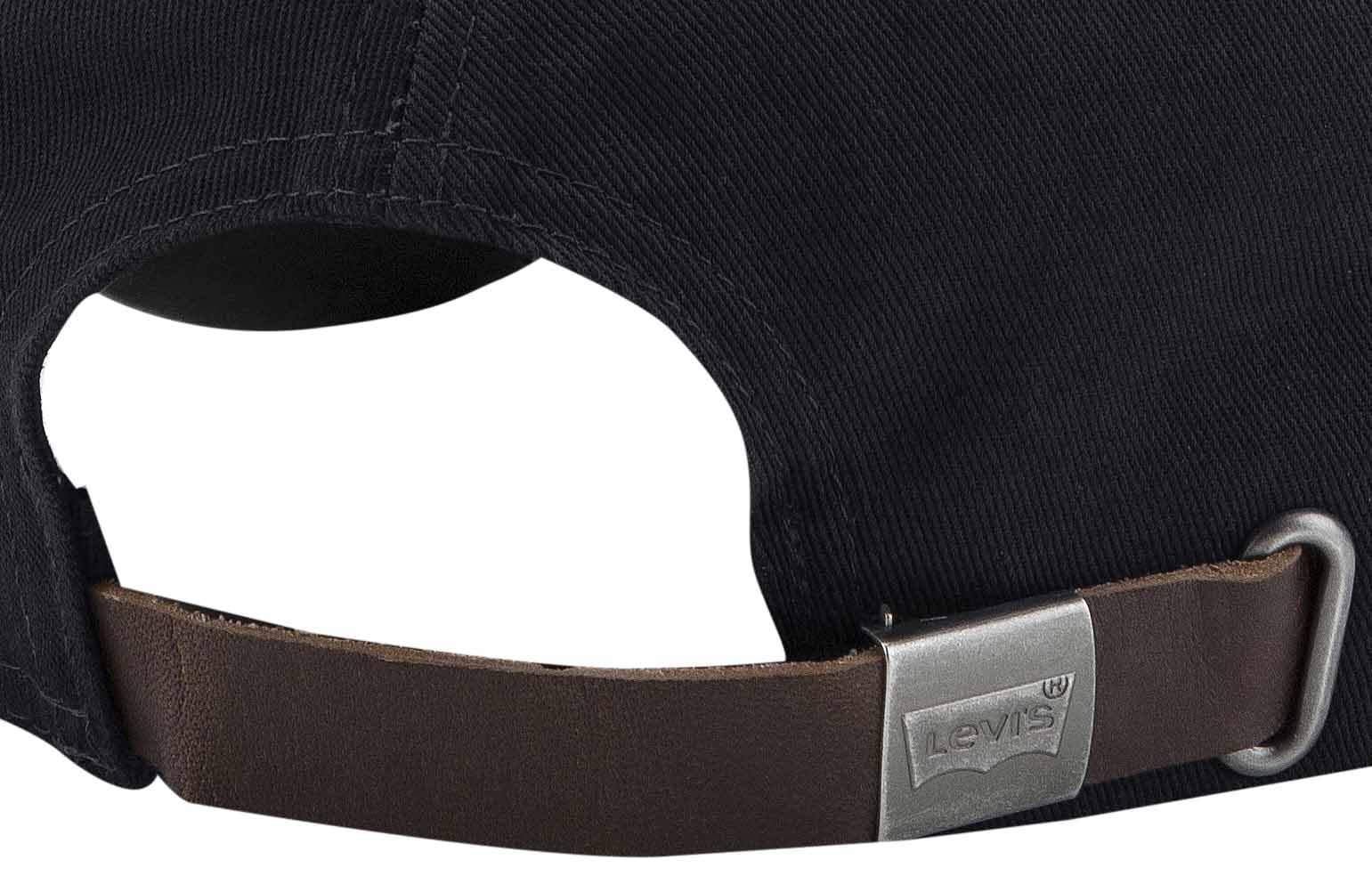 Levi's Herren Classic Twill Red Tab Baseball Cap, Schwarz (Black), 58 cm 4