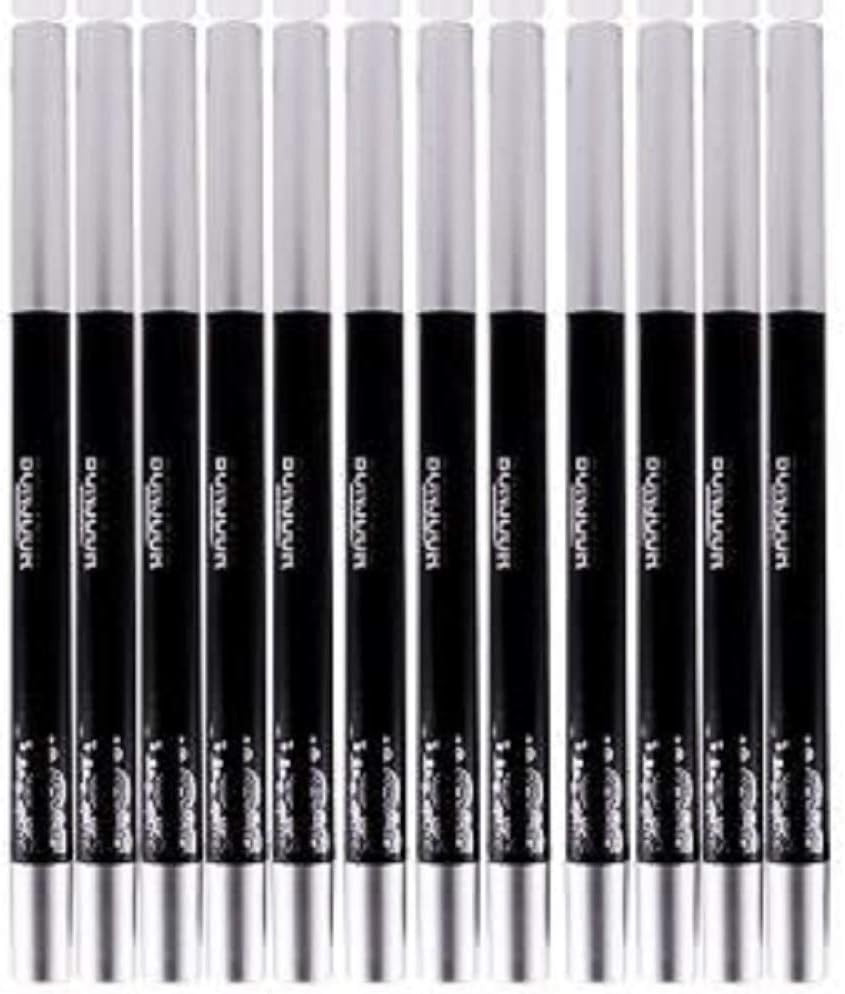 PARKONN Bonjour Paris Pencil Black Eyeliner and Lip Liner , 3 g - Pack of 2