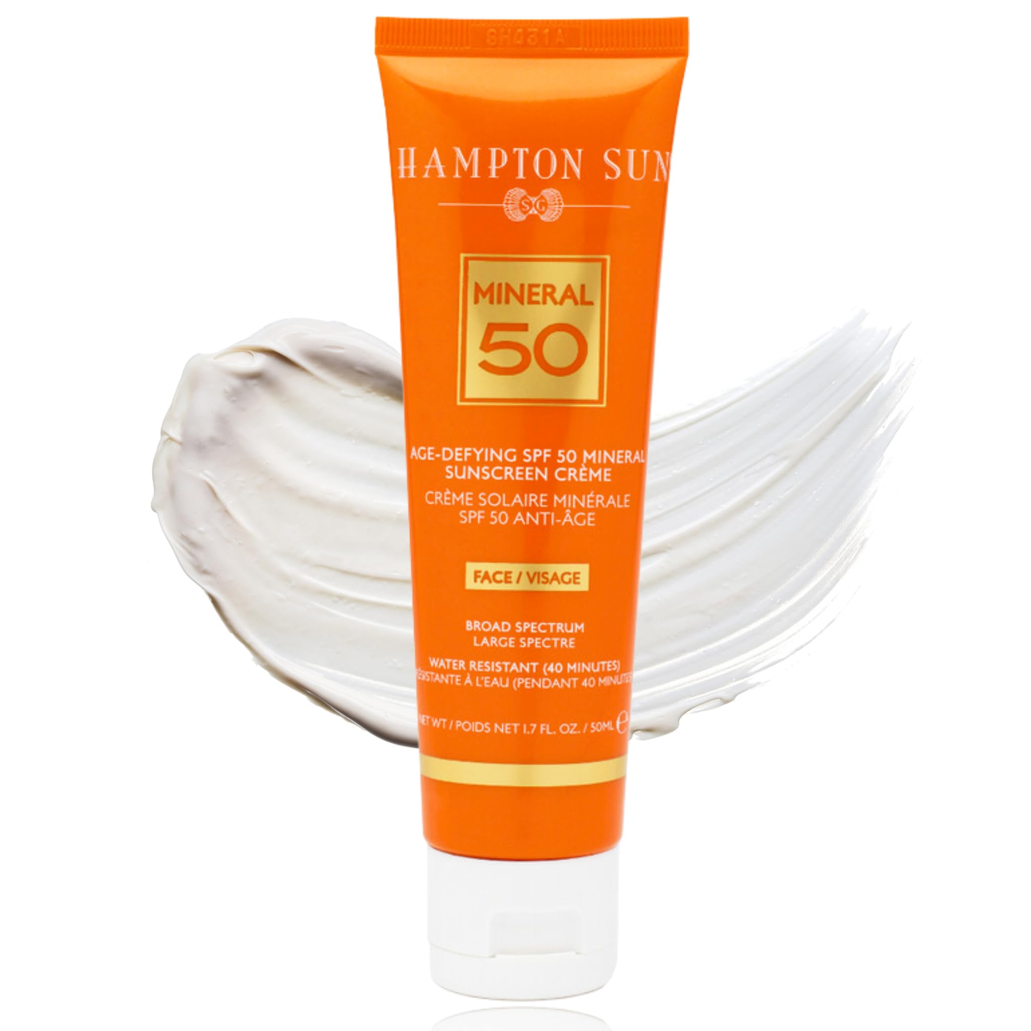Photo 1 of Hampton Sun Age Defying SPF 50 Mineral for Face, 1.7 Fl Oz