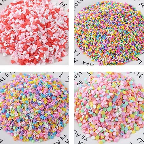 Miukada 72 Packs Slime Supplies Kit.Slime Beads Charms for Slime DIY, Girl Slime Party Decoration, Homemade Slime. Includes Foam Ball,Fishbowl Beads,Glitter,Fruit Slices,Pearls, Sugar Paper,Shell