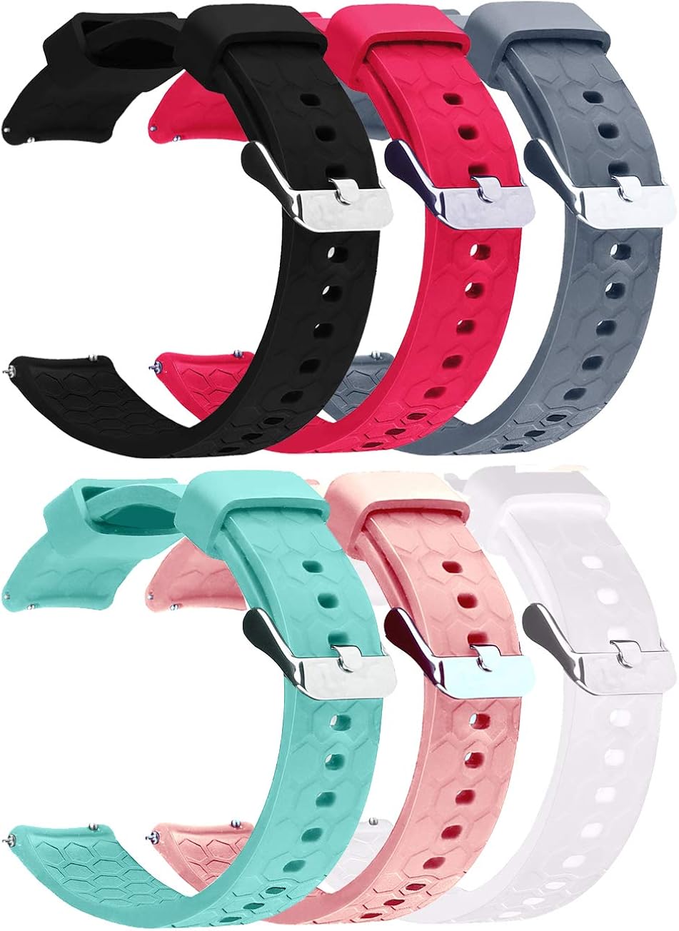6Pack Soft Silicone Bands Compatible with SoundPEATS Smart