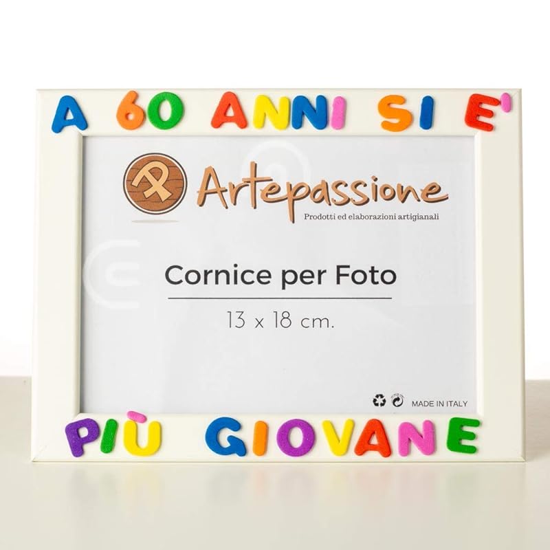 Cornice In Legno 'Il Tesoro Di Mamma E Papà' – 21,5x16,5 Cm – Bianca Con Stampa – Da Appoggiare O Appendere Per Foto 15x10 Cm