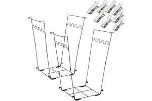 Niurui Garden Trash Bag Holder - Outdoor Leaf Bag Support Stand Multi-Use Metal Garbage Bag Holder Frame Holds 30-45 Gallons Bag for Leaves, Camping, Yard Weeding, Lawn Party