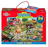T.S. Shure On the Farm Jumbo Floor Puzzle