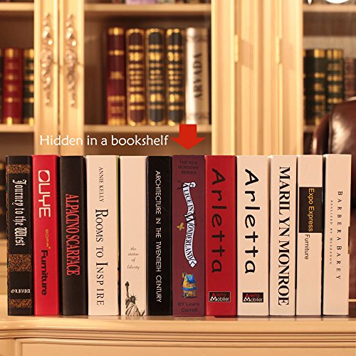 EIOUMAX Real Paper Diversion Book Safe with key Secret Box Collection