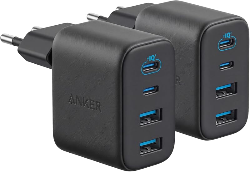Zolo Adaptateur Mural 4 Ports avec Sortie 50W Max (Câble Non Inclus)