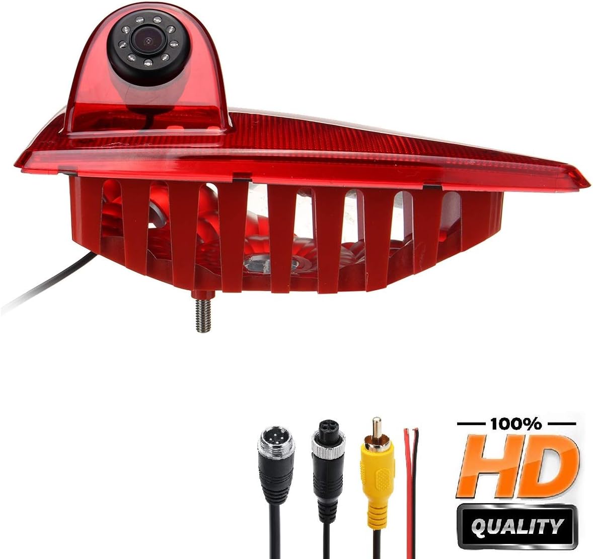 HD 720p Rear Backup Parking Camera With 5.0 Inch LCD Monitor Kits,3rd Brake Light Replacement Camera for Transporter NV400 / Ren-ault Master/Opel Movano B 2010-2019 - Image 4