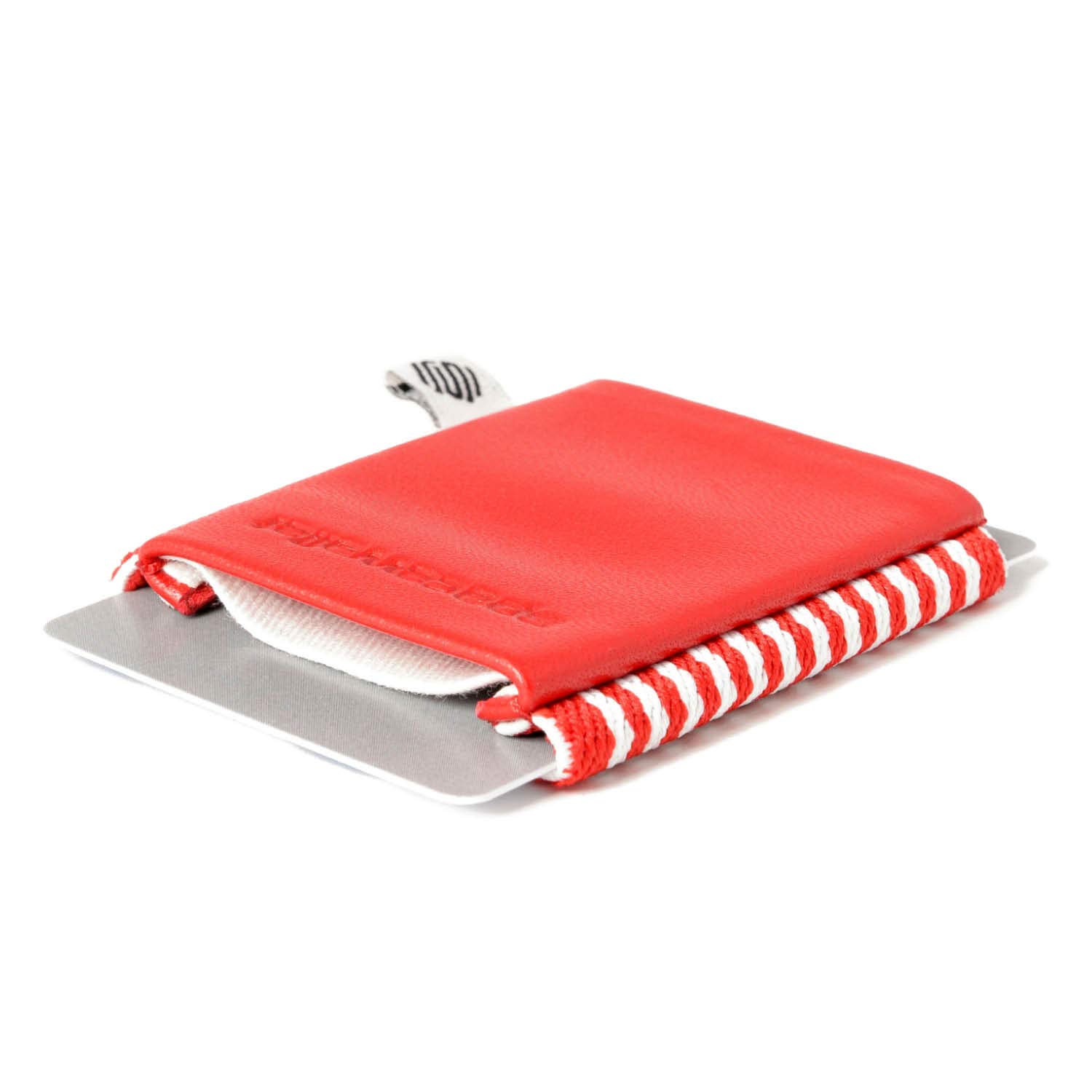 Space Wallet Classic Mini Leather Purse I 15 Credit Cards & Debit Cards I Compartment for Notes and Coins I Handmade in Europe I Red