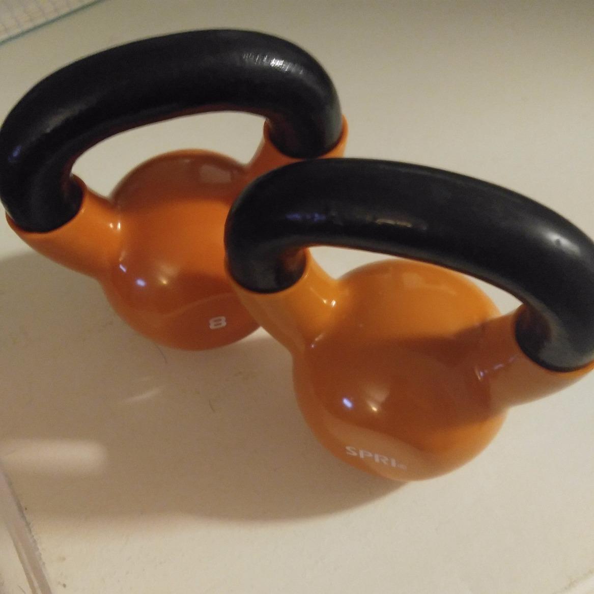 $22/mo - Finance SPRI Kettlebell Weights Deluxe Cast Iron Vinyl Coated ...