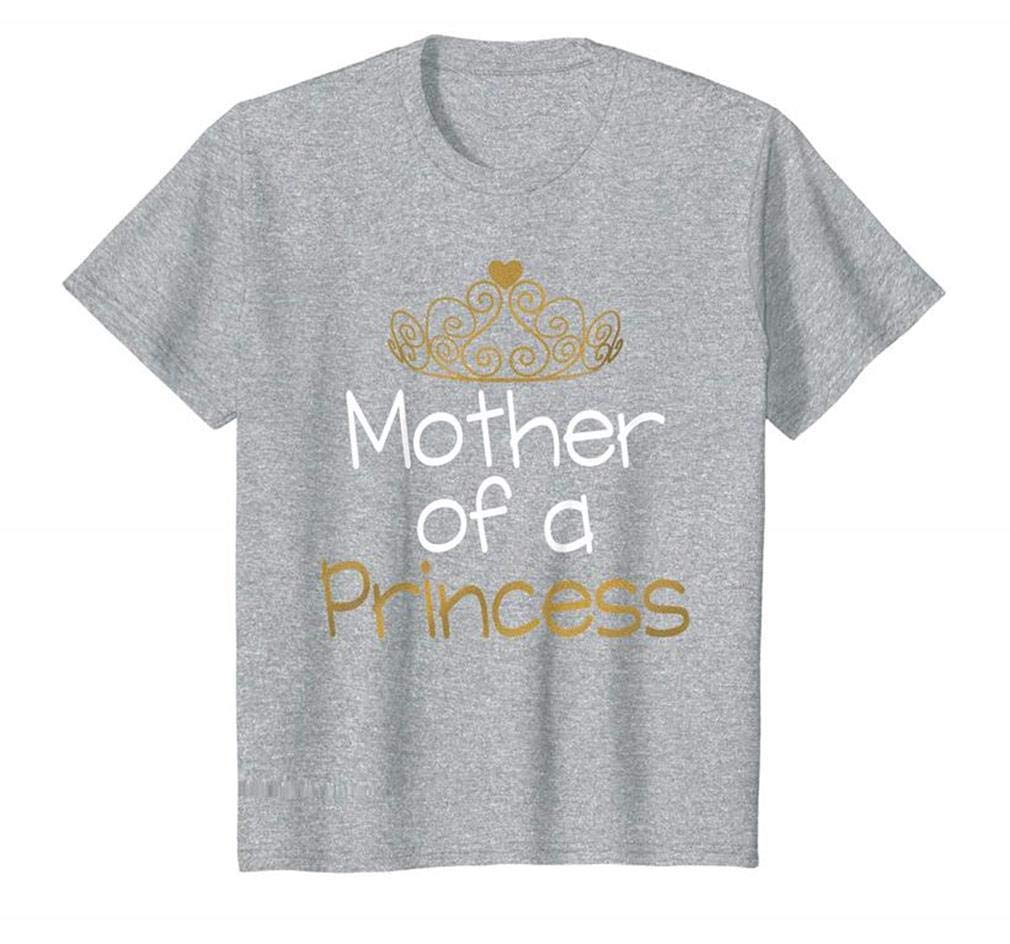 Zyyshirts Mother Of A Princess T Shirts Print T Shirt Short Sleeve T-shirts