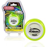 Duncan Toys Hornet Pro Looping Yo-Yo, Ball-Bearing Axle, Green w/ White Cap | Long Spin Time, Adjustable String Gap, Starburst Response, High-Grade Plastic Body, 52.9g, Intermediate to Advanced
