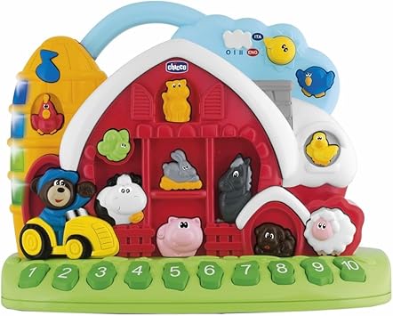 Chicco- Granja Sonora, Centro de Actividades, Multicolor (00060079000090): Amazon.es: Juguetes y juegos