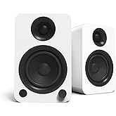 Kanto YUW 140W Powered Speakers with Bluetooth® 4.2 and RCA Input | Features Signal Detection and Auto Stand-by | Remote Included | Pair | Matte White