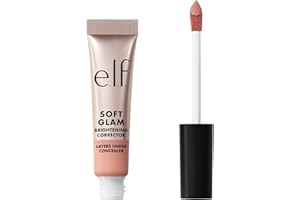 e.l.f. Soft Glam Brightening Corrector, Helps Minimize Dark Circles & Discolouration, Hydrating With A Natural Finish, Vegan 