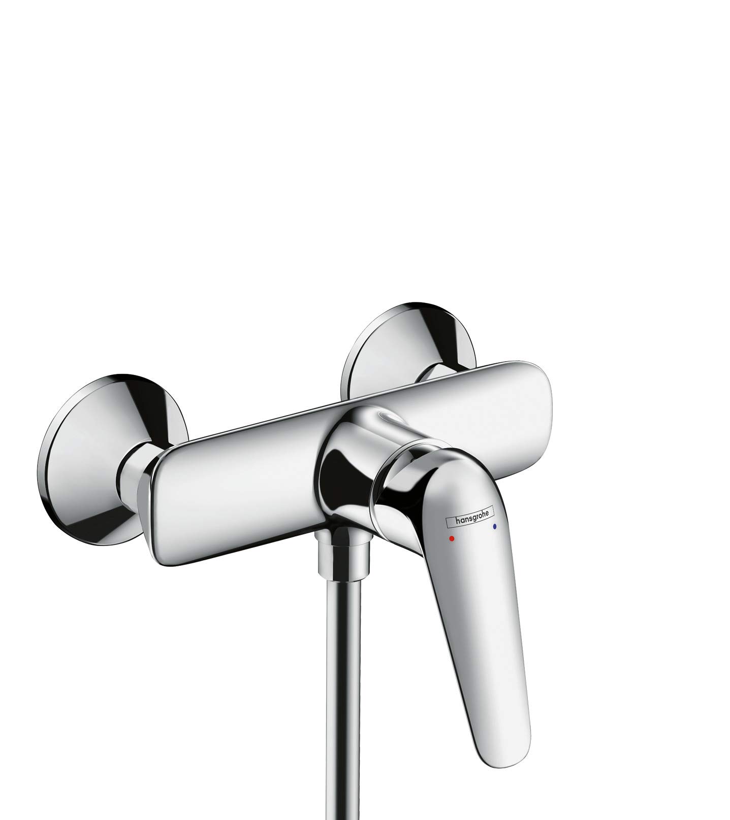 hansgrohe Novus Surface-Mounted Shower Mixer Tap for 1 Function Chrome