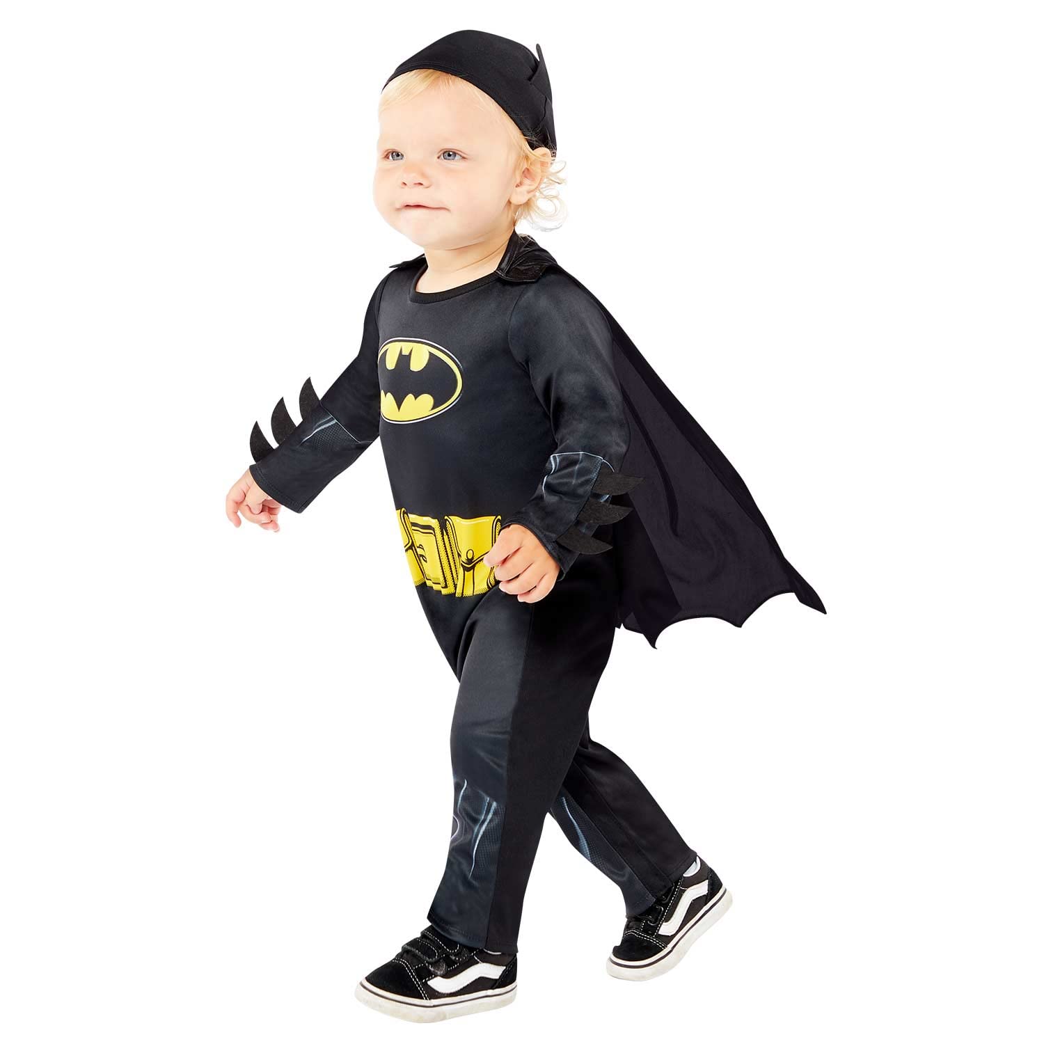 Amscan 9909319 Child Boys Official Warner Bros. Licensed Batman Toddler Dark Knight Fancy Dress Costume (2-3 years) , Black