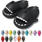 rosyclo Shark Cloud Slippers, Shark Cute Slides for Women Man,Summer Slipper Sandals for Boys Girls Spa Platform Shoes Non-Slip Beach Open Toe Beach Sandals Shower Couple Shoes
