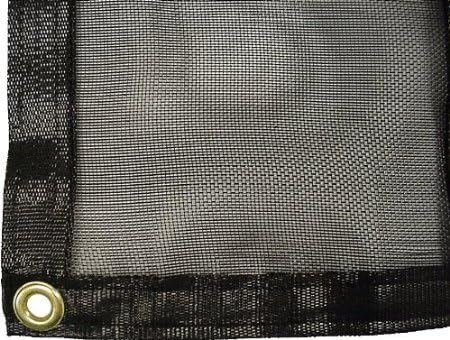 Green Vista Premium Aviary Bird Barrier NET/Netting - 12x20 Feet Approx. - Heavy Duty Tarp Protects Fruit Trees, Berry Shrubs, Vegetables, Flowers and More - 60-70% Shade - 1/16 Inch Mesh - Black