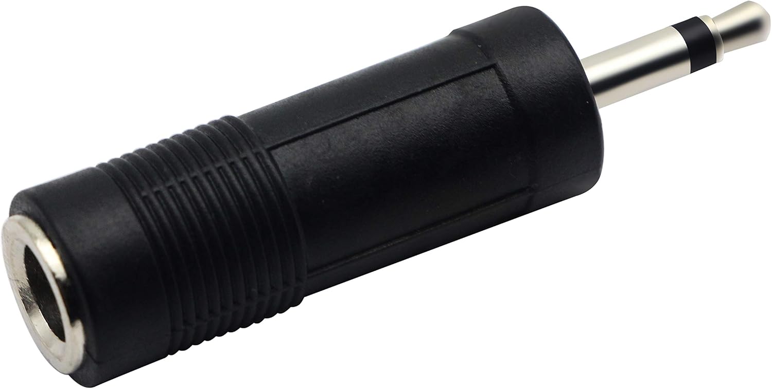 zdyCGTime 3.5mm to 6.35mm Adapter,3.5mm Mono 1/8 inch Audio Male to 6.35mm 1/4 inch Female Mic Plug Adapter Jack Converter.(5 Packs) - Image 5