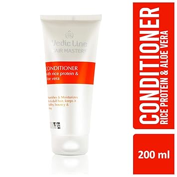 Vedicline Conditioner with Rice Protein and Aloe Vera For Dry & Dullness Healthy Nourished Hair 200ml