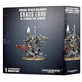 Warhammer 40k Chaos Space Marines Crimson Slaughter Sorcerer Lord in Terminator Armour 1/18 Scale Action Figure
