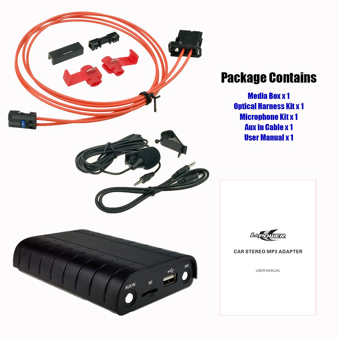 Amazon.com: BMW Bluetooth Handsfree A2DP USB SD AUX MP3 WMA Player Fiber  Optic Adapter Interface Car Kit CCC iDrive Business Professional E60 E61  E63 E64 ...