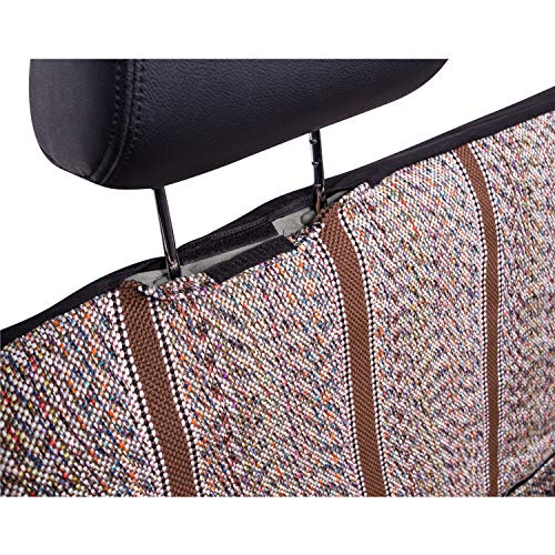 West Coast Auto Universal Baja Saddle Blanket Bench Full Size Seat Cover Fits Ford, Chevrolet