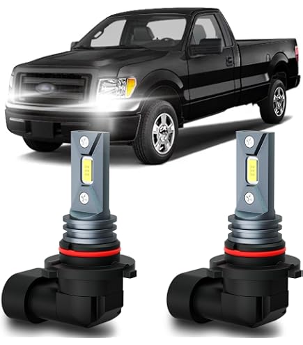 2pcs H10 9145 9140 LED Fog Light Bulbs White 12V 24V 6000K Day Driving Running Light DRL For Ford F150 F250 F350 2004 2005-2021